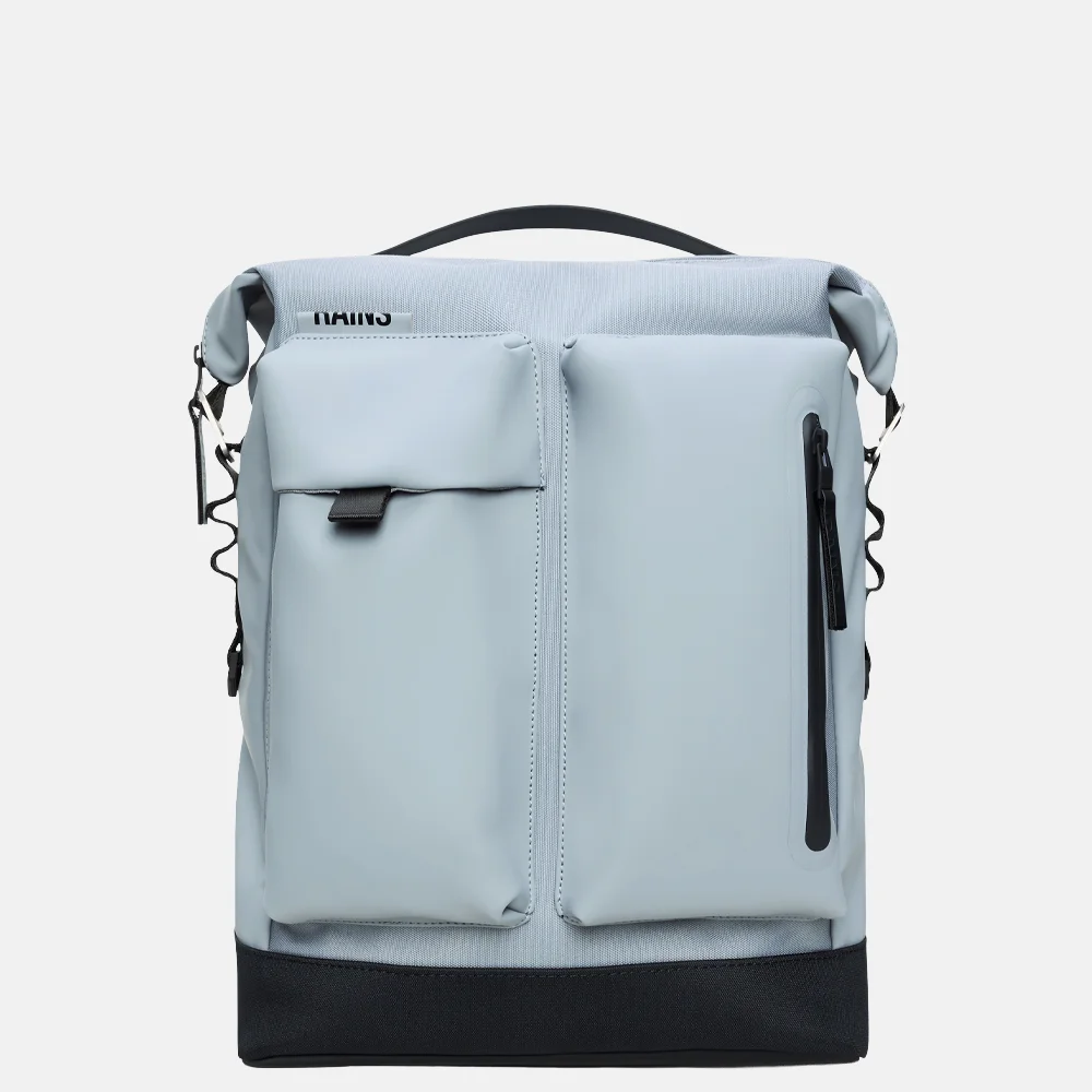 Rains Rolltop rugzak blauw